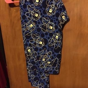 Minnie Mouse Leggings in black blue